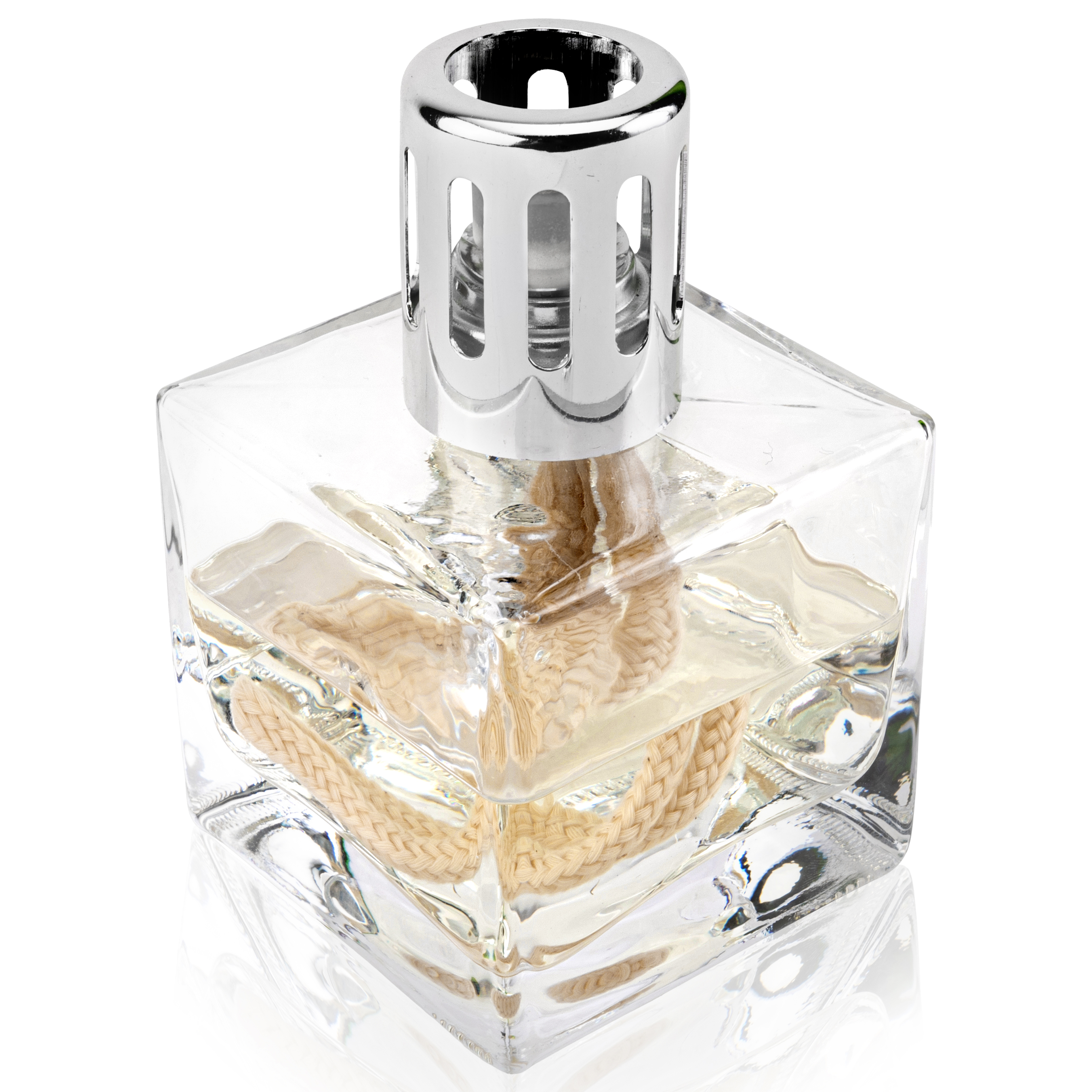 DSC08202 Katalytische Lampe "Cube" transparent