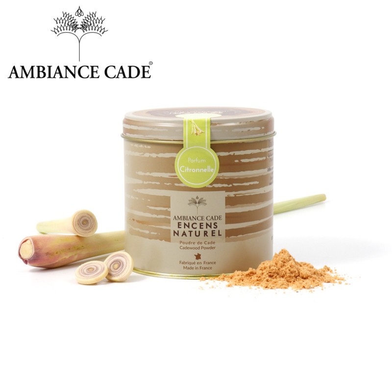 boite-de-poudre-de-cade-citonnelle Poudre de Cade - Parfum Citronelle - Lemongrass